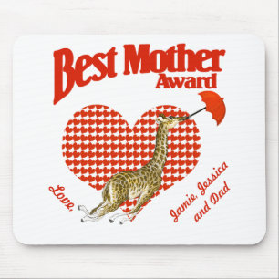 Mousepad Melhor Guarda-Prêmio Mãe