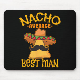 Mousepad Melhor Homem Médio Nacho Padrasto Casamento Cinco