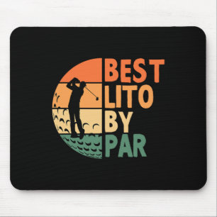 Mousepad Melhor Lito Por Par Golfe Engraçado Golfista