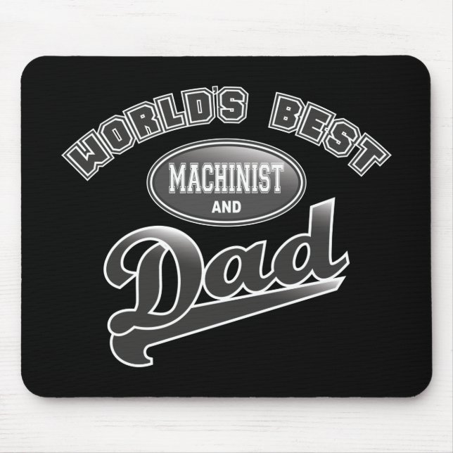 Mousepad Melhor Machinista e Pai do mundo (Frente)
