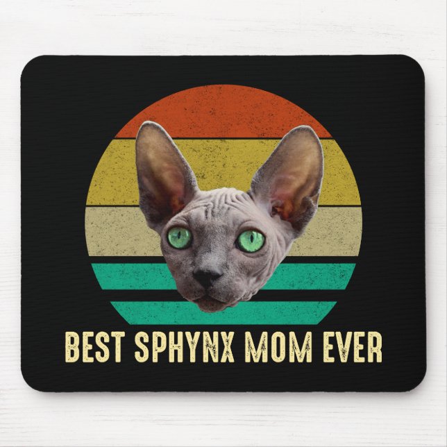 Mousepad Melhor Mãe De Sphynx (Frente)