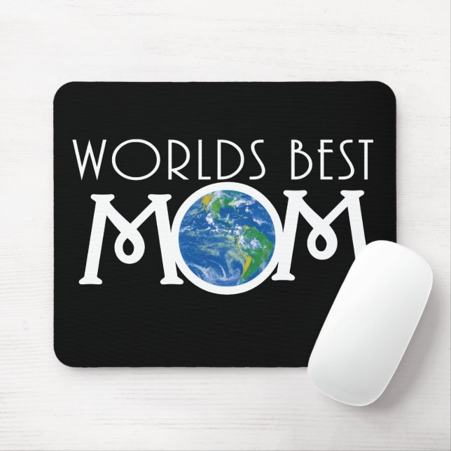 Mousepad Melhor Mãe do Mundo (Com mouse)
