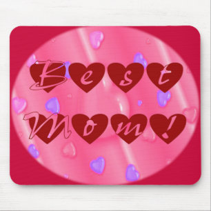 Mousepad Melhor Mãe em Corações