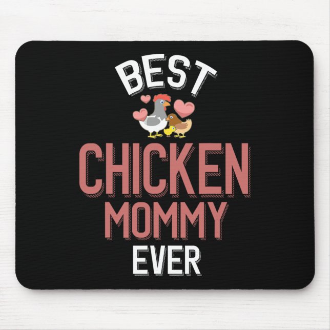 Mousepad Melhor Mãe Frango de Todos  (Frente)