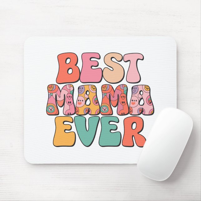 Mousepad Melhor Mãe Nunca (Com mouse)