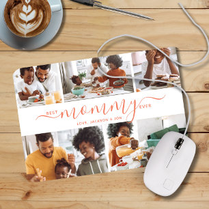 Mousepad Melhor Mamãe do Mundo Colagem de Fotos Presente do