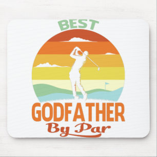 Mousepad Melhor Padrinho Por Dia de os pais De Par Presente