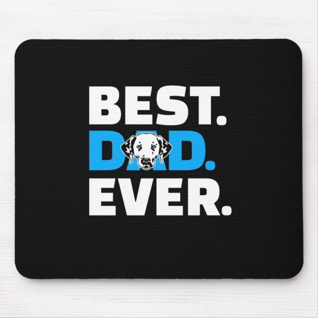 Mousepad Melhor Pai Dalmático (Frente)