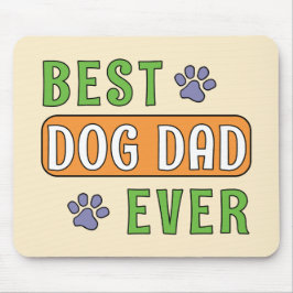 Mousepad Melhor Pai de Cachorro de Todos os Tempos