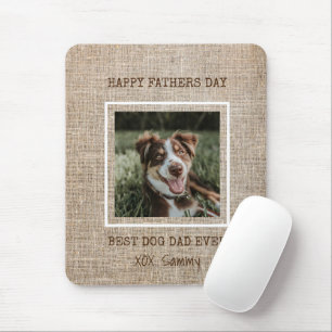 Mousepad Melhor Pai De Cachorro Dia de os pais De Fotos De 