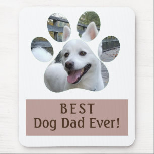 Mousepad Melhor Pai De Cão Imprimir Fotografia De Mouse De