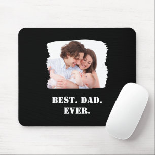 Mousepad Melhor Pai de Fotografias da Família Personalizada