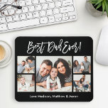 Mousepad Melhor Pai de Fotos do Script de Pincel Moderno 5<br><div class="desc">Melhor Pai de Escoteiro do Escoteiro 5 Fotografar Pad - Preto ou escolha a cor de fundo</div>