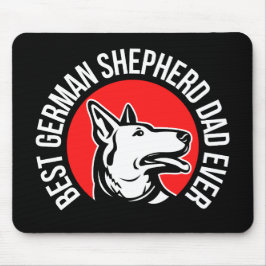 Mousepad Melhor Pai de German shepherd