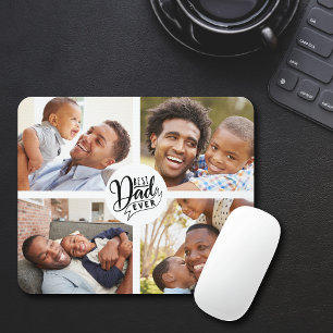 Mousepad Melhor Pai De Quatro Mouse Fotográfico