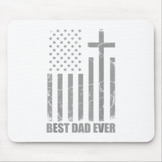 Mousepad Melhor Pai de Todos os Tempos Cristão Patriota Pai