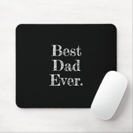 Mousepad Melhor Pai de Todos Tipografia Desenhada à Mão Pre