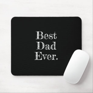 Mousepad Melhor Pai de Todos Tipografia Desenhada à Mão Pre