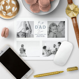 Mousepad Melhor Pai do dia de os pais Ever 4 Foto Dusty Blu