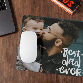 Mousepad Melhor Pai do Mundo Foto Personalizada Presente do