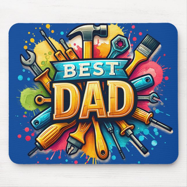 Mousepad Melhor Pai Faz Tudo  (Frente)