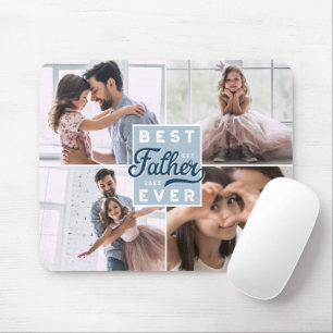 Mousepad Melhor Pai Já Personalizou Quatro Colagens Da Fam