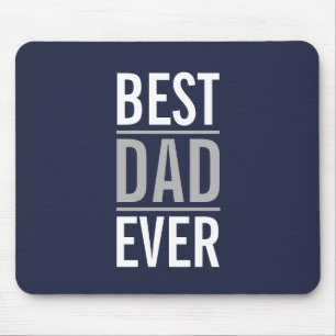 Mousepad Melhor Pai Nunca   Placa azul do mouse do Marinho 