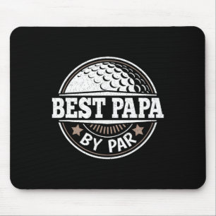 Mousepad Melhor Papa por Par Vintage Jogador de Golfe Pai G