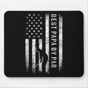Mousepad Melhor Papai Por Par Presentes de Golfe Papai Dia