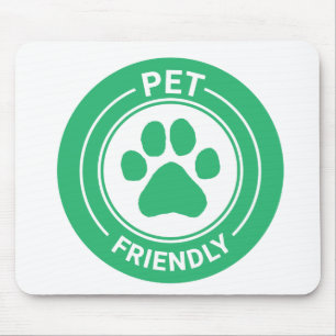 Mousepad Melhor Paw Desenhado Amigável de Pet - Verde