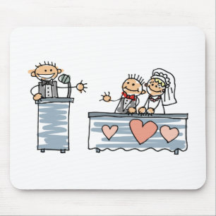 Mousepad Melhor Recepção de casamento de Brinde do Homem