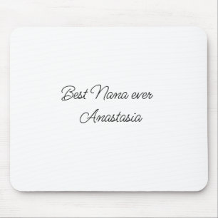 Mousepad Melhor vovó nunca adiciona nome simples, mínimo na