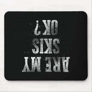 Mousepad Melhores Crianças Esquentando Esqui Presente Bonit