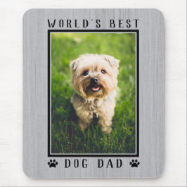 Mousepad Melhores Impressões de Pata de Papai Cachorro do M