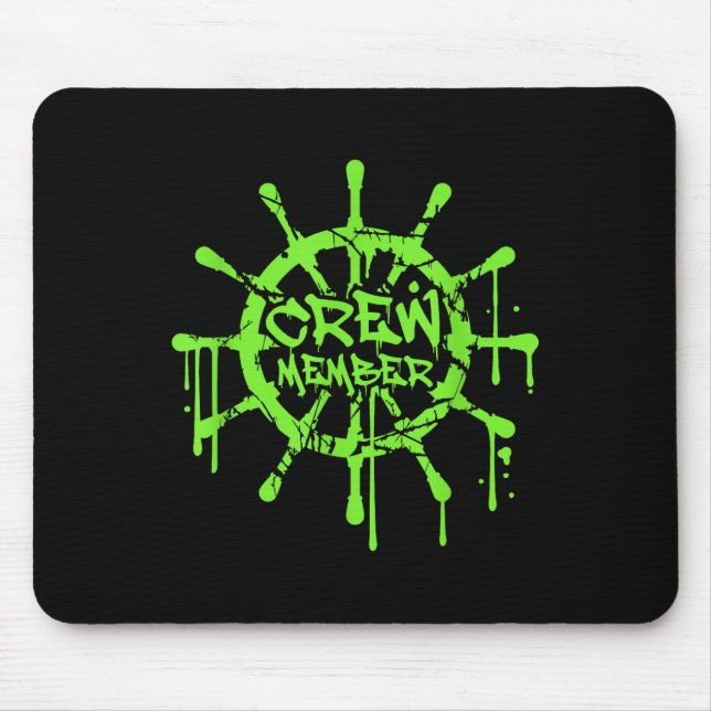 Mousepad Membro da Tripulação Navio Volante Grafite Spray D (Frente)