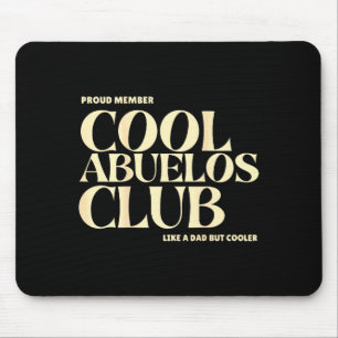 Mousepad Membro Orgulhoso Clube Cool Abuelos Como Um Pai Ma