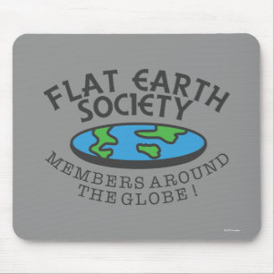 Mousepad Membros lisos da sociedade da terra ao redor do