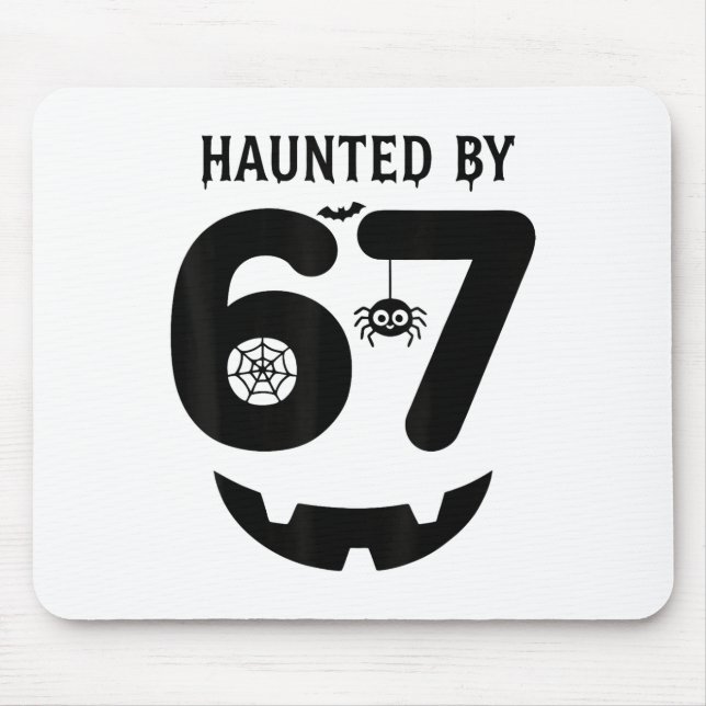 Mousepad Meme 6 7 Italian Brainrot Fantasia de Halloween As (Frente)
