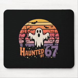 Mousepad Meme Assombrado Retro 67 Seis Sete 6 7