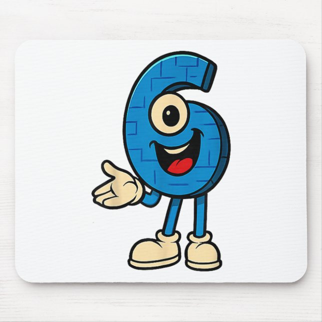 Mousepad Meme Brainrot 67 Seis Sete 6-7 Piada da Internet E (Frente)