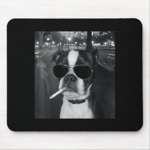 Mousepad Meme de cachorro fumando cigarro engraçado Gen Z M