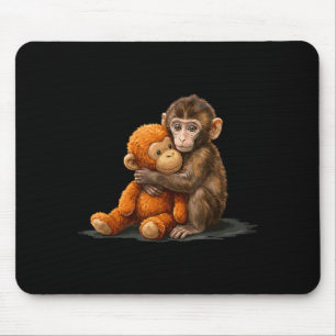 Mousepad Meme de macaco bebê fofo soco Macaco bebê fofo soc