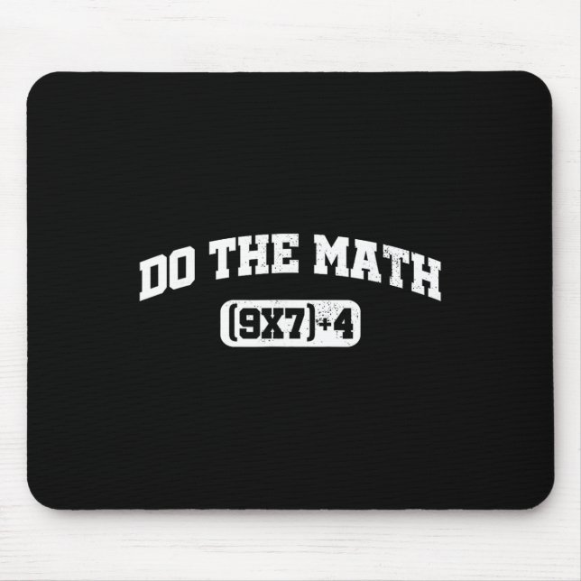 Mousepad Meme de Matemática, Meme de Matemática 67, Profess (Frente)
