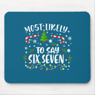 Mousepad Meme de Natal da Família Diversão Crianças Mais Pr