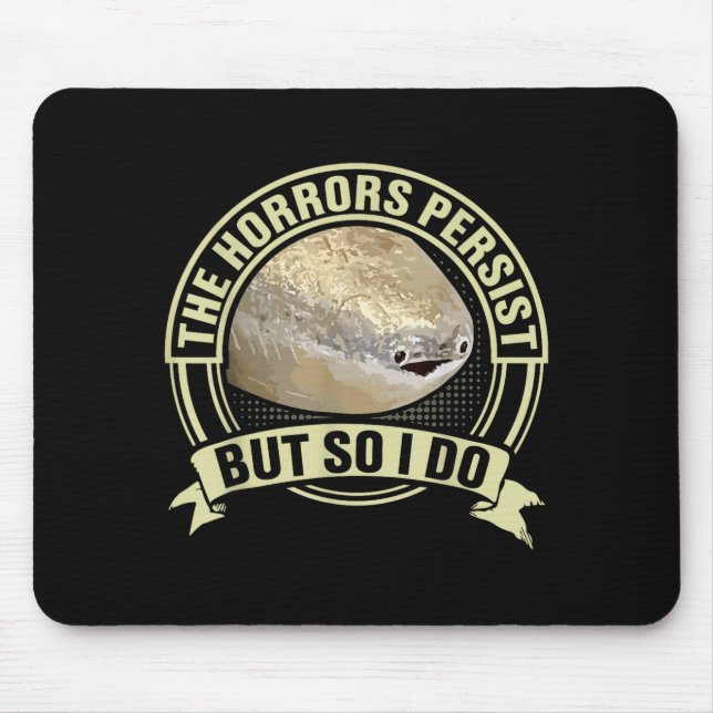 Mousepad Meme de Peixe Sacabambass Engraçado Horrores Persi (Frente)
