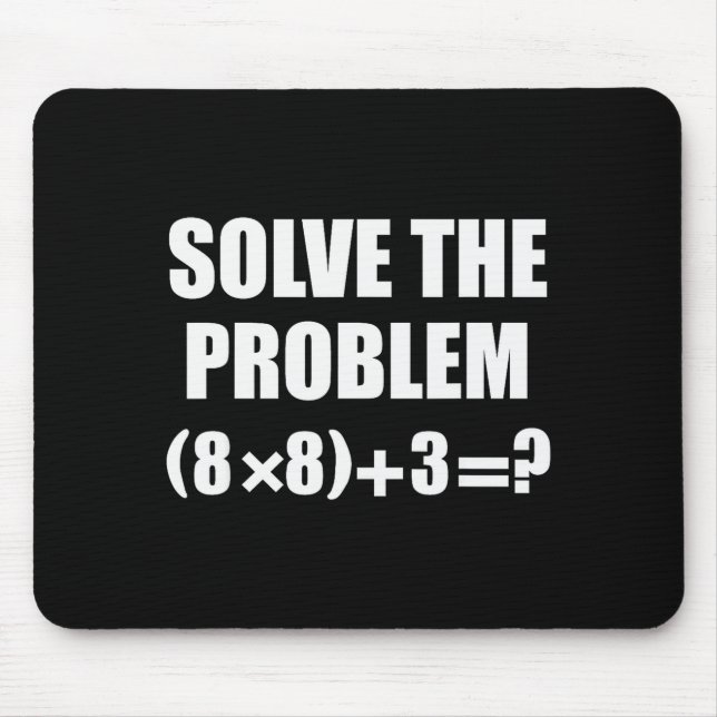 Mousepad Meme Divertido 67 Pemdas Professor de Matemática E (Frente)