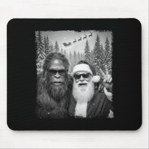Mousepad Meme Divertido de Sasquatch Selfie Legal com Papai