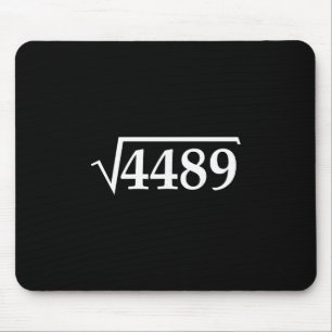 Mousepad Meme engraçado 67 Brainrot Raiz quadrada 4489 Gíri