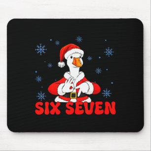Mousepad Meme engraçado 67 Ganso bobo Natal 67 Meme Xmas B