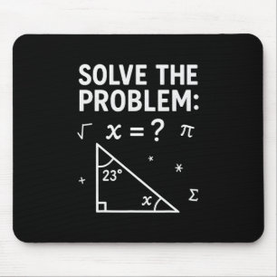 Mousepad Meme Engraçado 67 Matemática Resolva o Problema Pr